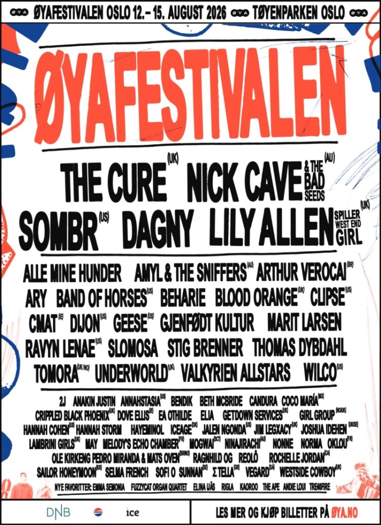 Øyafestivalen 2026 closing lineup expands with Iceage, Rochelle Jordan, Melody’s Echo Chamber and extra – EARMILK