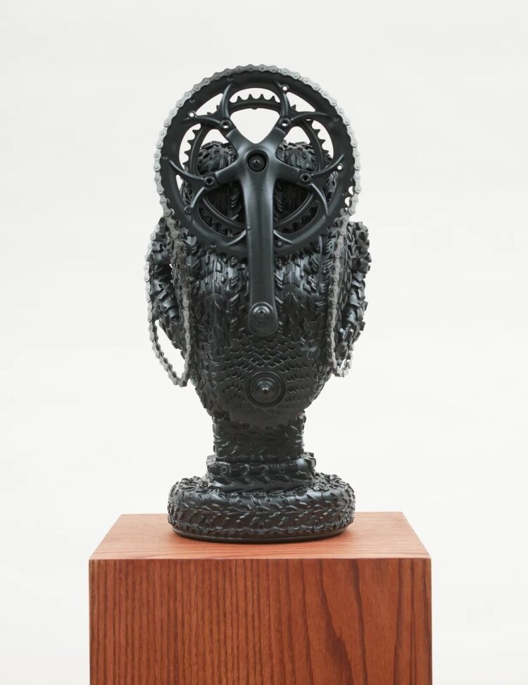 Kim Dacres Revitalizes Smooth Tires, Chains, and Gears in Defiant Sculptures — Colossal