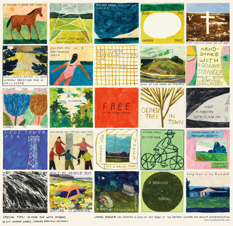 “Liminal Bingo” by Artist Pat Perry