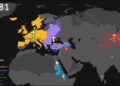 The Unfold of Christianity Animated, from Antiquity Till At the moment, on an Animated Map