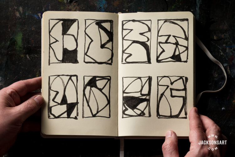 Contained in the Sketchbook of Henry Ward