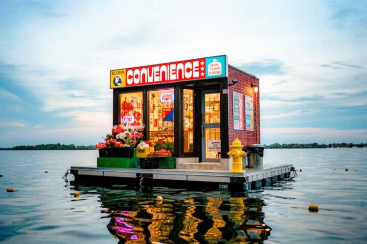 A totally stocked nook retailer is now floating in Toronto’s harbour