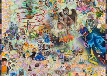 A Visible Cacophony of Folks, Locations, and Issues Fill Chris Millar’s Blended-Media Work — Colossal