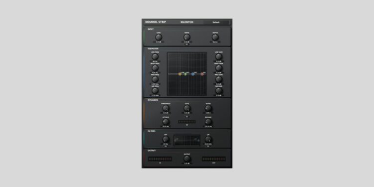 Xilentch releases FREE Xhannel S channel strip plugin