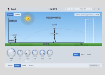 Sugoi Audio releases CURVA, a FREE football-inspired modulation plugin