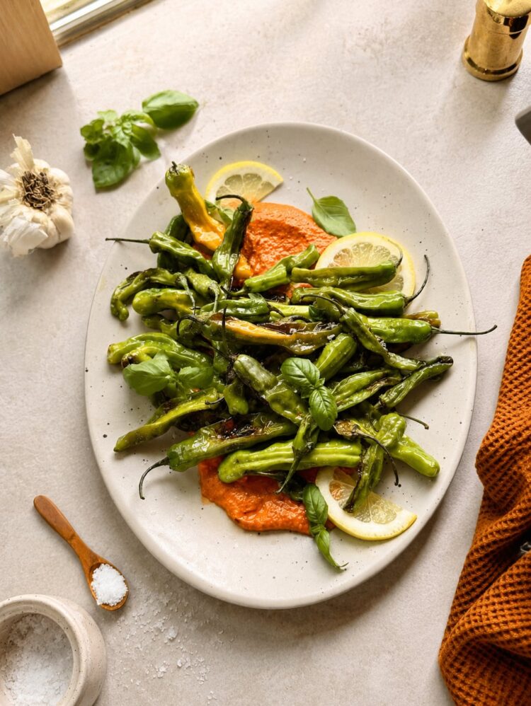 Shishito Peppers with Romesco Are the Finest Summer time Appetizer