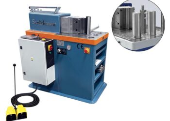 Compact horizontal bending and straightening press delivers 88 tons of power