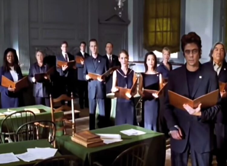 The Declaration of Independence Carried out by Morgan Freeman, Benicio del Toro, Winona Ryder & Different Actors