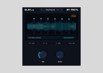 FRCTL Audio releases DLAY Lite, a FREE multi-tap delay plugin