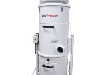 Industrial vacuum provides giant storage for gathering chips, mud