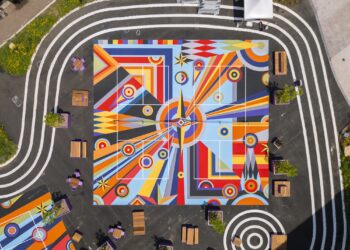 Pittsburgh’s Pickleball Courts by Sharmistha Ray Are an Summary Riot of Colour — Colossal