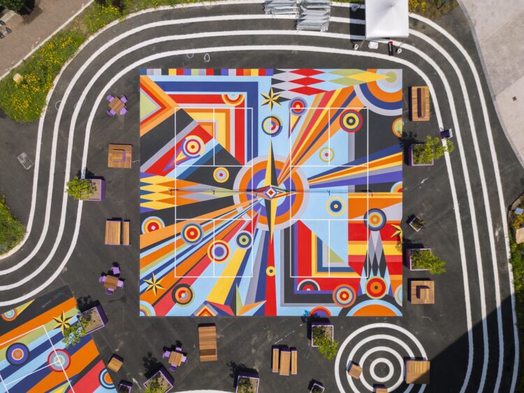 Pittsburgh’s Pickleball Courts by Sharmistha Ray Are an Summary Riot of Colour — Colossal