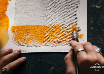 Creating Textural Results with Watercolour Mediums