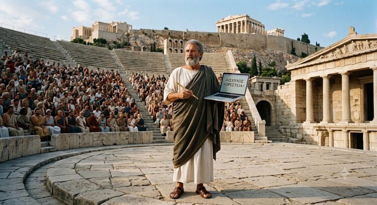 Historic Greek Playwright Challenges AI