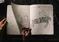 Contained in the Sketchbook of Lola Stong-Brett