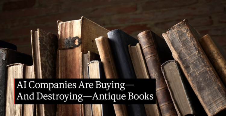 Why AI Corporations Are Shopping for—And Then Destroying—Previous Books