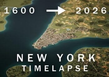 Watch the Evolution of Manhattan Unfold in a Timelapse Video, from 1600 to 2026