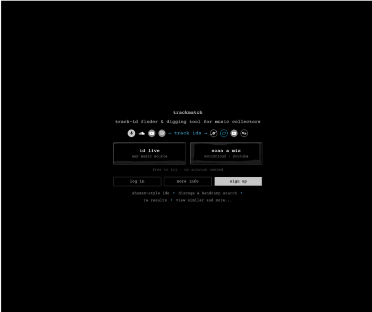 Trackmatch Hyperlinks Monitor IDs Straight to Discogs and Bandcamp