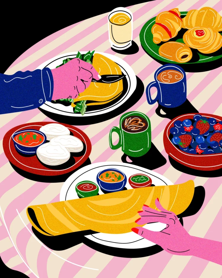 How illustrator Azra Hirji turns the household desk into an archive of meals, migration and reminiscence
