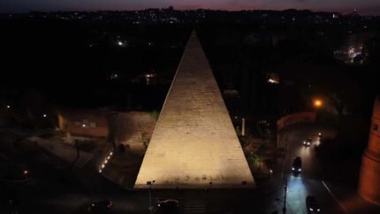 Pyramid of Cestius reopens to guests with new lighting – The Historical past Weblog