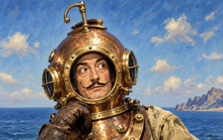 When Salvador Dalí Gave a Surrealist Lecture in a Diving Go well with … and Nearly Suffocated (1936)