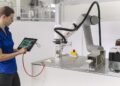 Compact security interface simplifies robotic interplay on person’s units