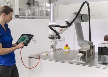 Compact security interface simplifies robotic interplay on person’s units