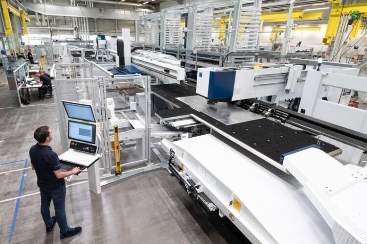 New machine management system added to punching machine