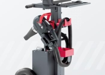 Moveable laser marking system incorporates Class 1 safety