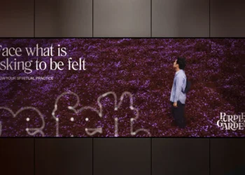 Mom Design started Purple Backyard’s rebrand with a séance