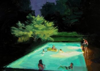 Paul Ferney Paints Glowing Swimming Swimming pools and Quiet Summer season Nights That Really feel Like Reminiscences You By no means Wish to Lose