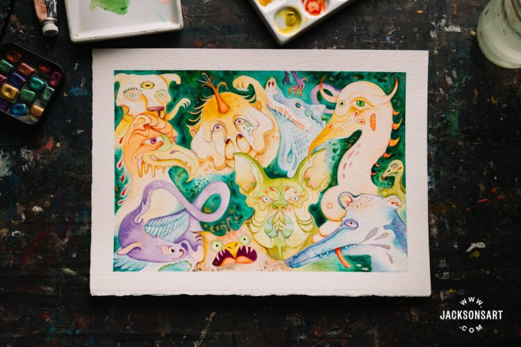 Artwork by Symbols: Demons and Monsters