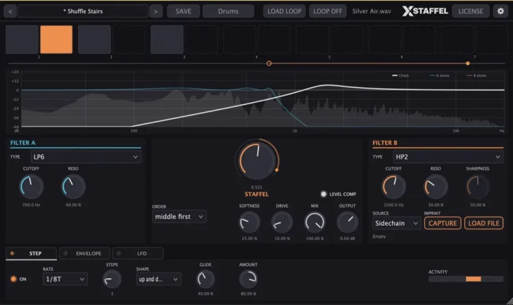 Tech Evaluation: Kreuzberg Audio STAFFEL, a staged filter handover plugin that rewards endurance