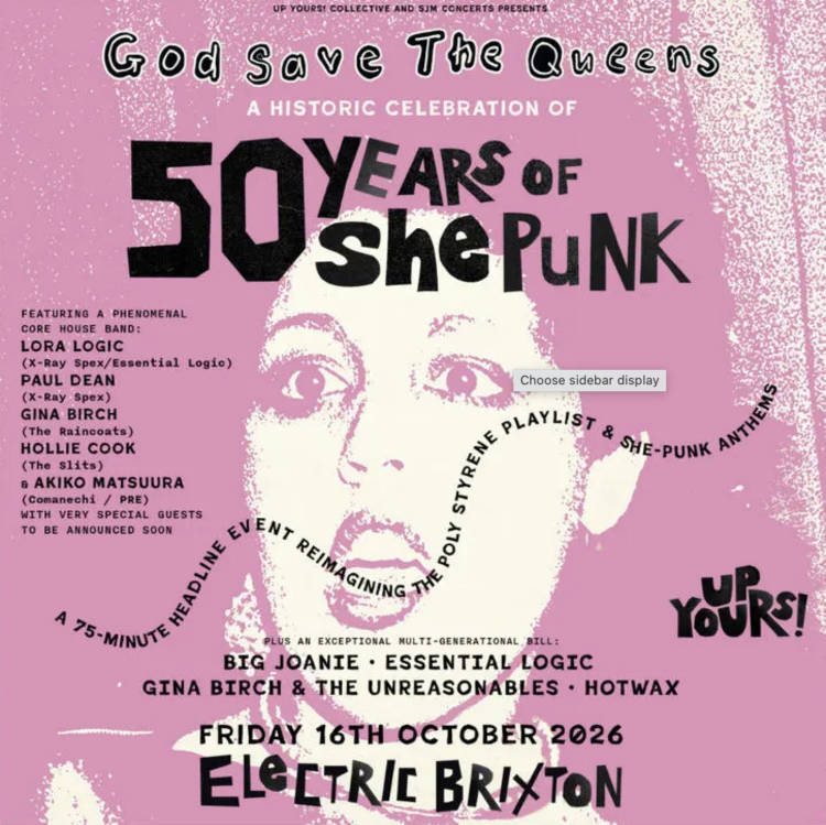 She-Punk Supergroup Performs Poly Styrene Tribute In London