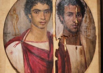 Fayum portrait Tondo of the Two Brothers restored – The Historical past Weblog