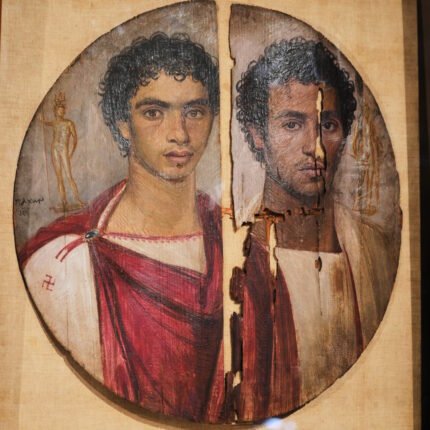 Fayum portrait Tondo of the Two Brothers restored – The Historical past Weblog