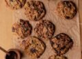 Egg-Free Date and Salted Caramel Chocolate Chip Cookies
